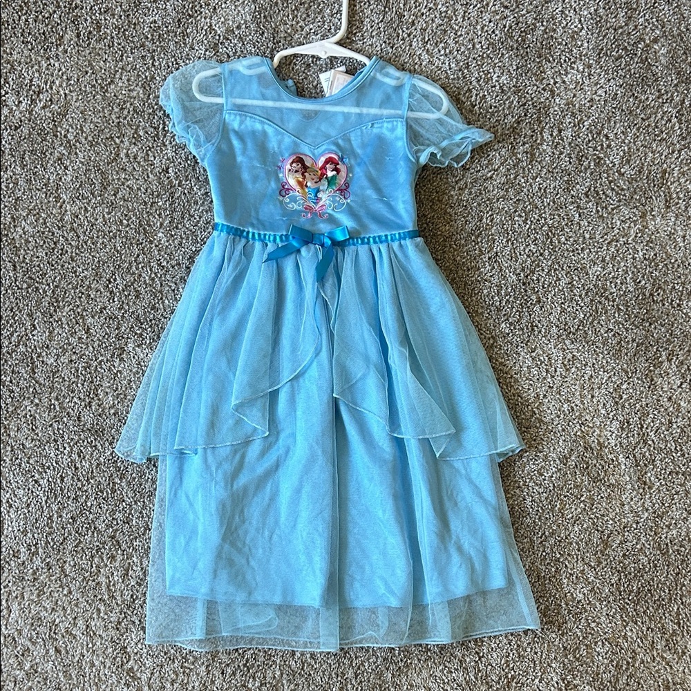 Disney Blue Princess Nightgown Size 4